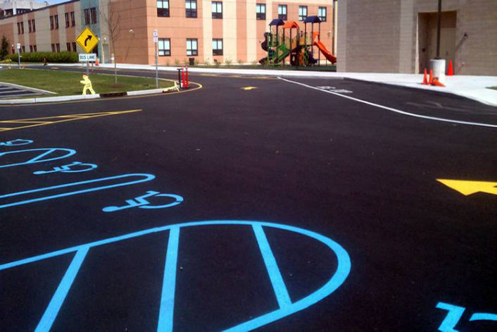 Striping and handicapped marking